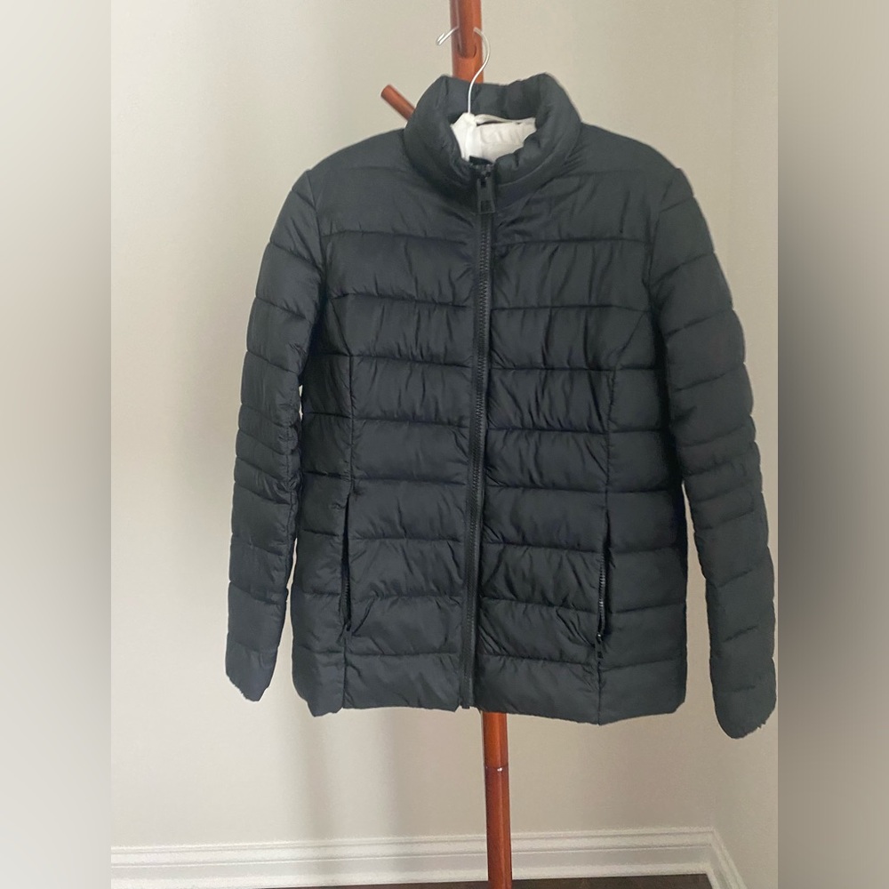 32 Degrees Black Quilted Packable Puffer Jacket